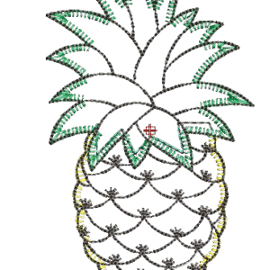 Matriz de Bordado – Abacaxi