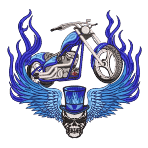 Matriz de Bordado – Motoqueiro